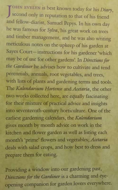 Directions for the Gardner and Other Horticultural Advice | John Evelyn