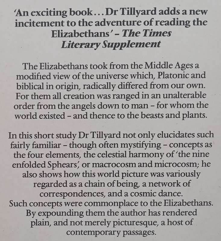 The Elizabethan World Picture | E. M. W. Tillyard