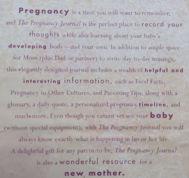 The Pregnancy Journal: A Day-to-Day Guide top a Healthy and Happy Pregnancy | A. Christine Harris