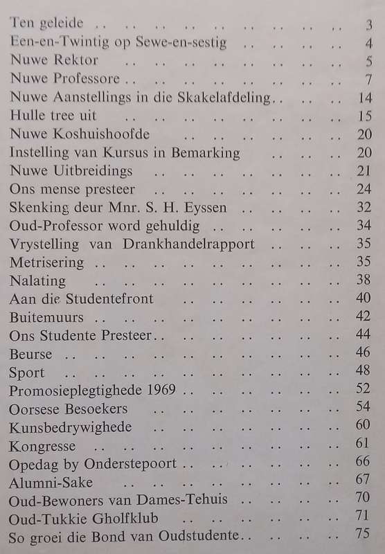 Sakeblad (Jaargang 16, Nr. 1, November 1969, Afrikaans)
