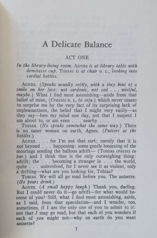 A Delicate Balance | Edward Albee