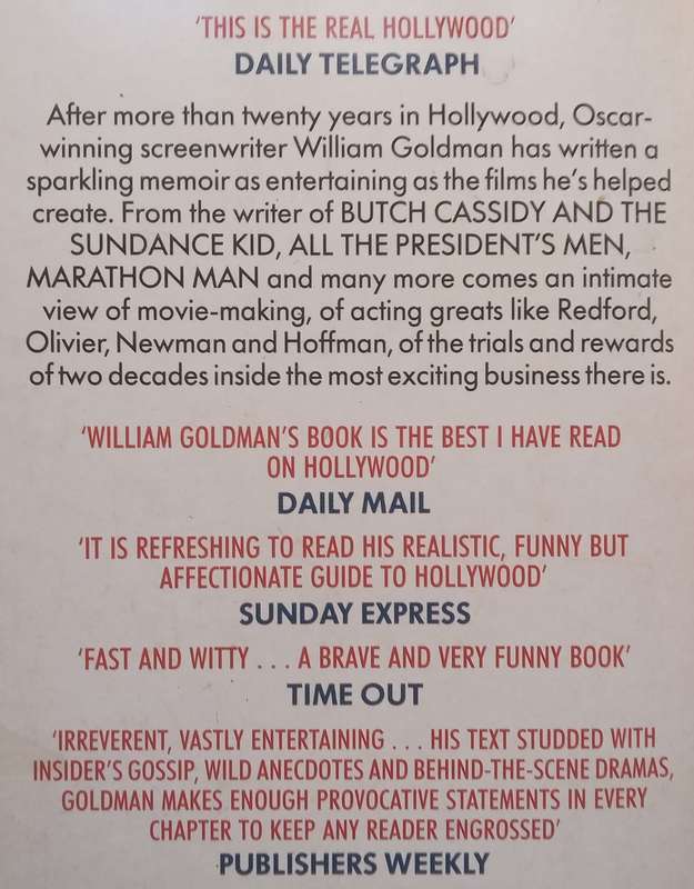 Adventures in the Screen Trade | William Goldman