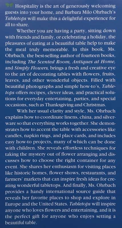 Tabletops: Easy, Practical, Beautiful Ways to Decorate the Table | Barbara Milo Ohrbach