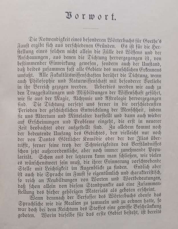 Wrterbuch zu Goethes Faust (German, Published 1891) | Dr. Strehlke