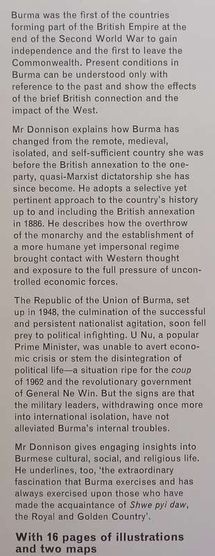 Burma | F. S. V. Donnison
