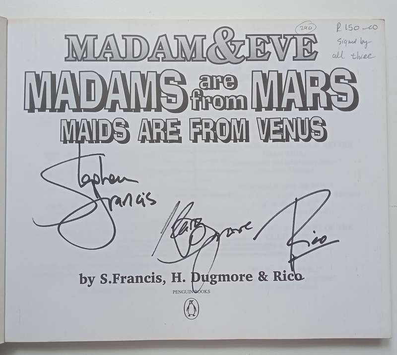 Madams are From Mars, Maids are From Venus (Signed by All 3 Authors) | S. Francis, et al.