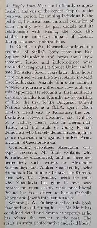 An Empire Loses Hope: The Return of Stalins Ghost | Anatole Shub