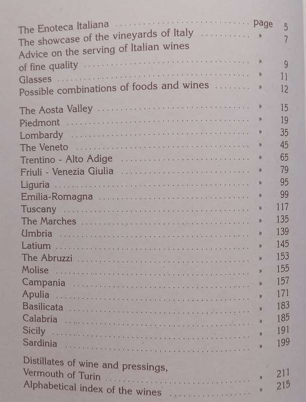 The List of DOC and DOCG Wines (13th Ed.)