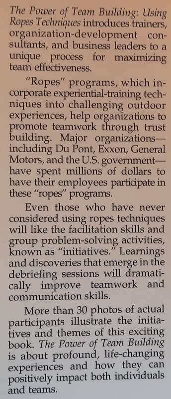 The Power of Team Building Using Ropes Techniques | Harrison Snow