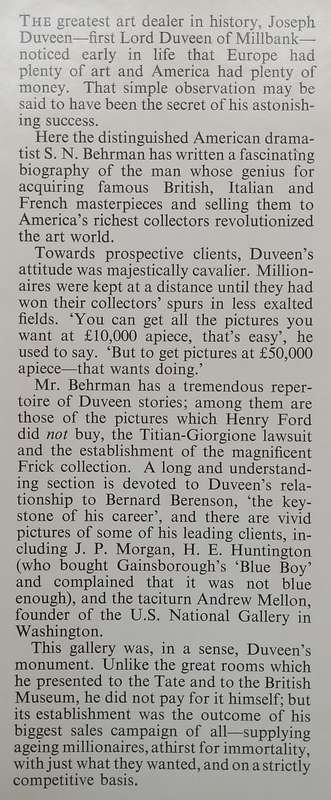Duveen | S. B. Behrman