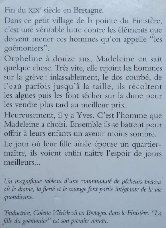 La fille du Goemonier (French) | Colette Vlerick
