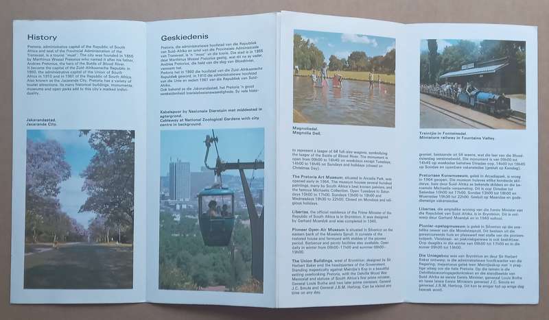 Pretoria (English/Afrikaans, Pamphlet)