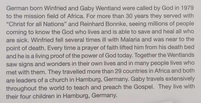 Escaped Death | Winfried & Gaby Wentland