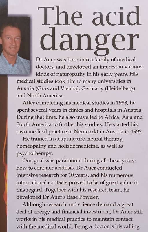 The Acid Danger: Combating Acidosis Correctly | Wolfgang R. Auer