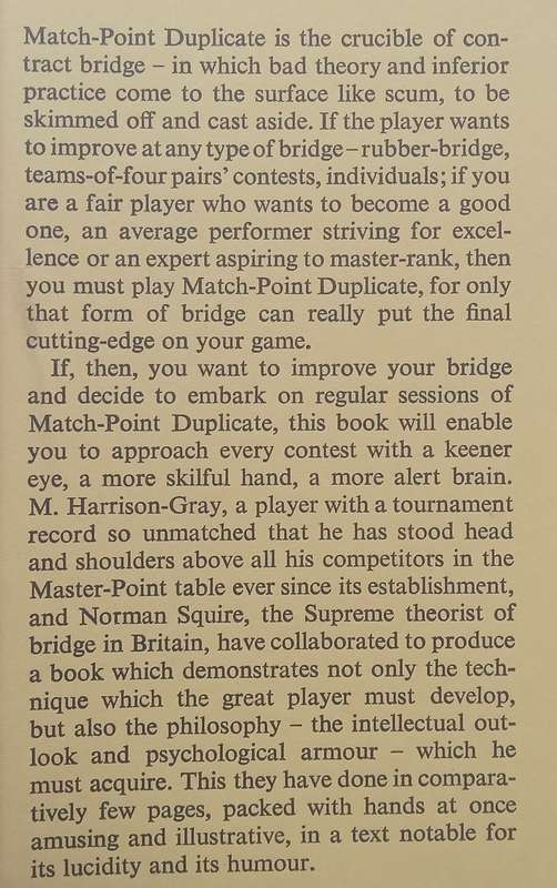 Winning Points at Match-Point Bridge | Norman Squire & M. Harrison-Gray