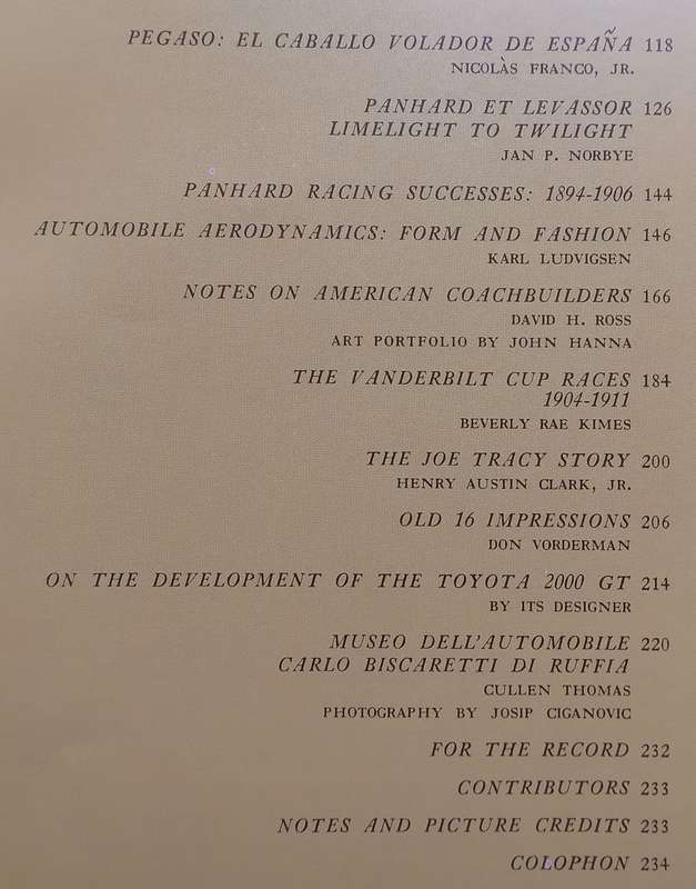 Automobile Quarterly (Vol. 6, No. 2, Fall 1967)