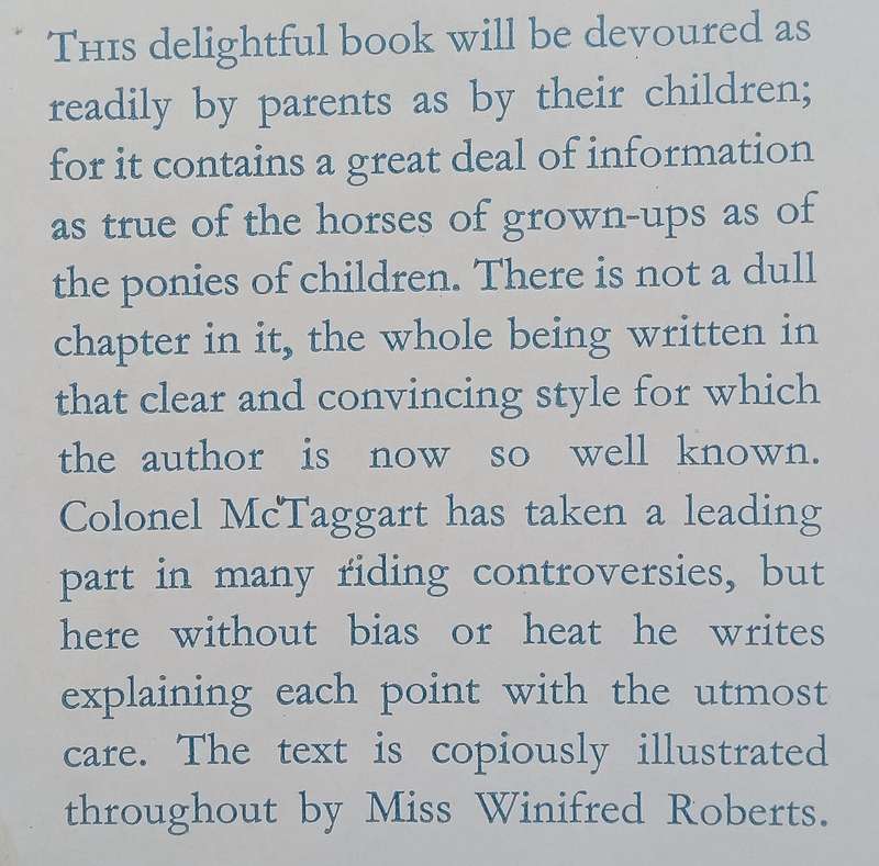 Horsemanship for Boys and Girls | M. F. McTaggart