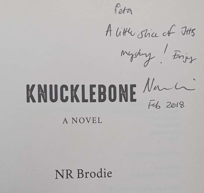 Knucklebone (Inscribed by Author) | N. R. Brodie