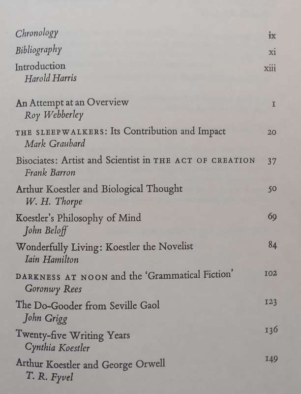 Astride Two Cultures: Arthur Koestler at 70 | Harold Harris (Ed.)