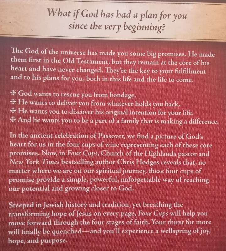 Four Cups: Gods Timeless Promises for a Life of Fulfilment | Chris Hodges
