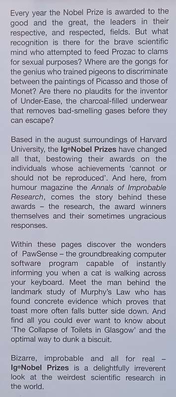 Ignobel Prizes: The Annals of Improbable Research | Marc Abrahams
