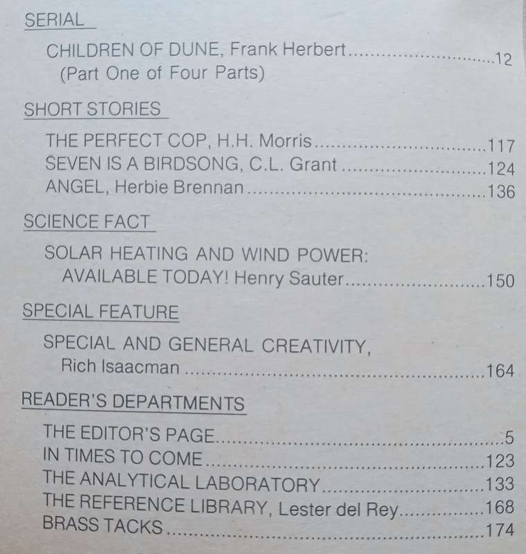 Analog Science Fiction, Science Fact (January 1976)