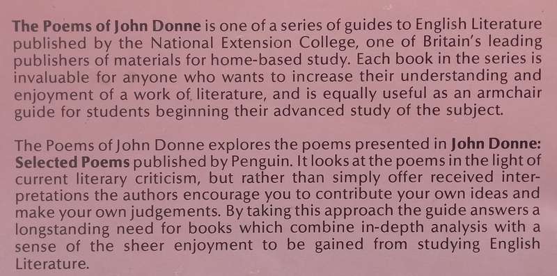The Poems of John Donne | David Tinkler