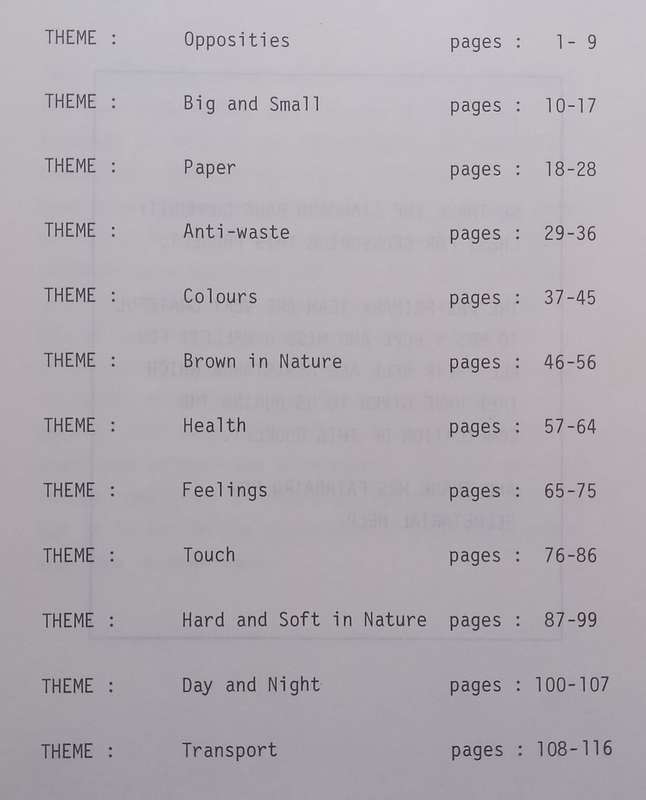The J.C.E. Nursery School Theme Book 1984