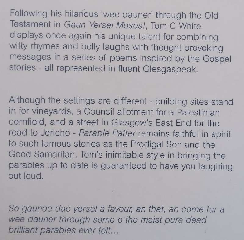 Parable Patter: A Lighthearted Trip in Glaswegian Verse Inspired by the Gospel Stories | Tom C. W...