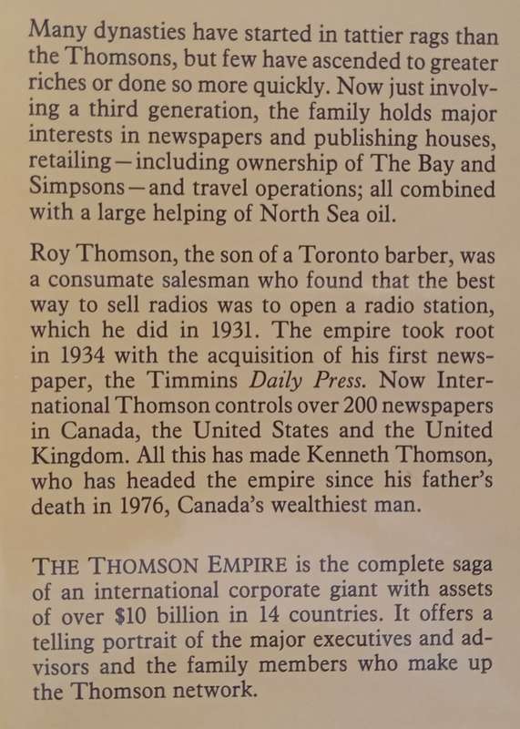 The Thomson Empire: The First 50 Years | Susan Goldenberg