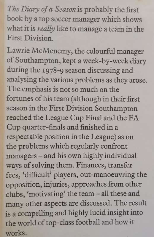 The Diary of a Season | Lawrie McMenemy