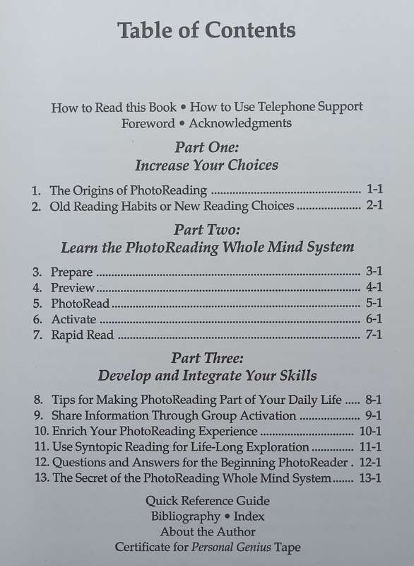 The PhotoReading Whole Mind System | Paul R. Scheele