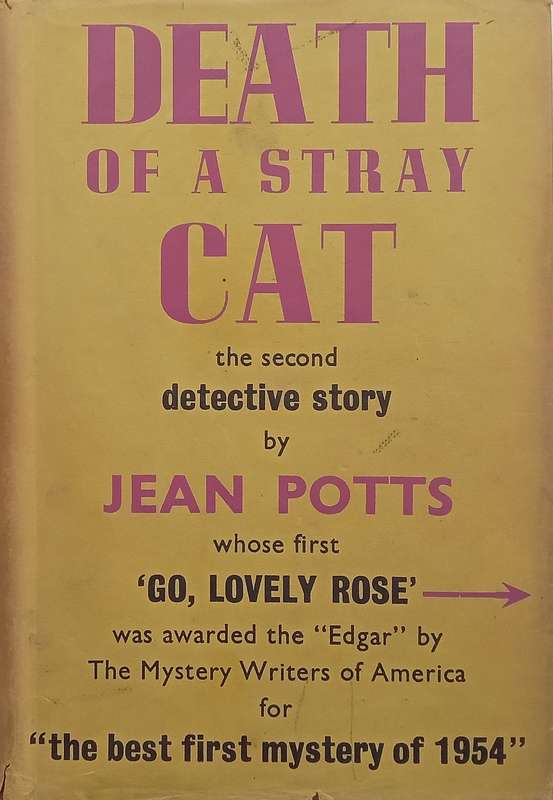 Death of a Stray Cat (First Edition, 1955) | Jean Potts