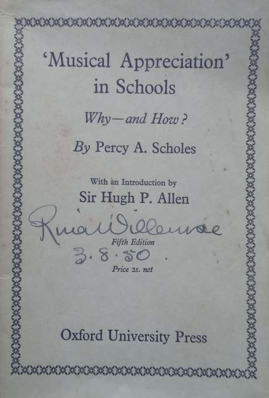 Musical Appreciation in Schools: Why  and How? | Percy A. Scholes