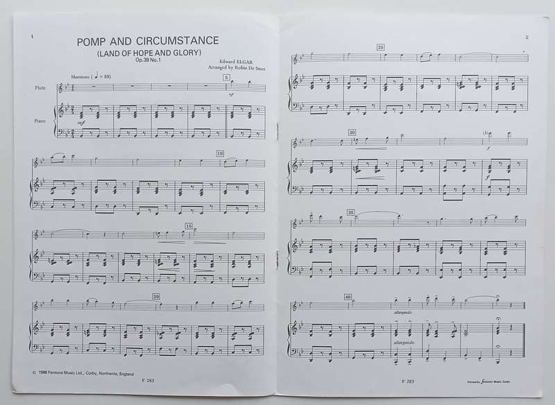 Elgar: Pomp and Circumstance (Land of Hope and Glory) Arr. By Robin de Smet