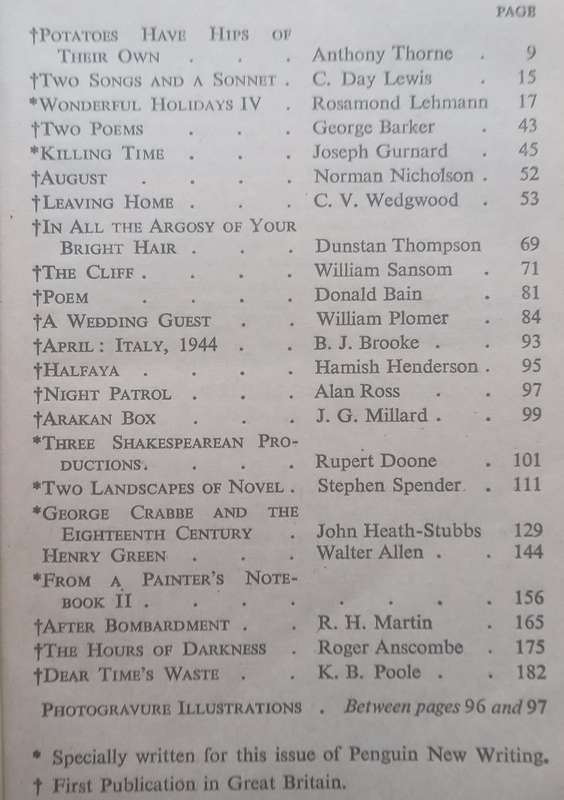 The Penguin New Writing, No. 25 (Published 1945)