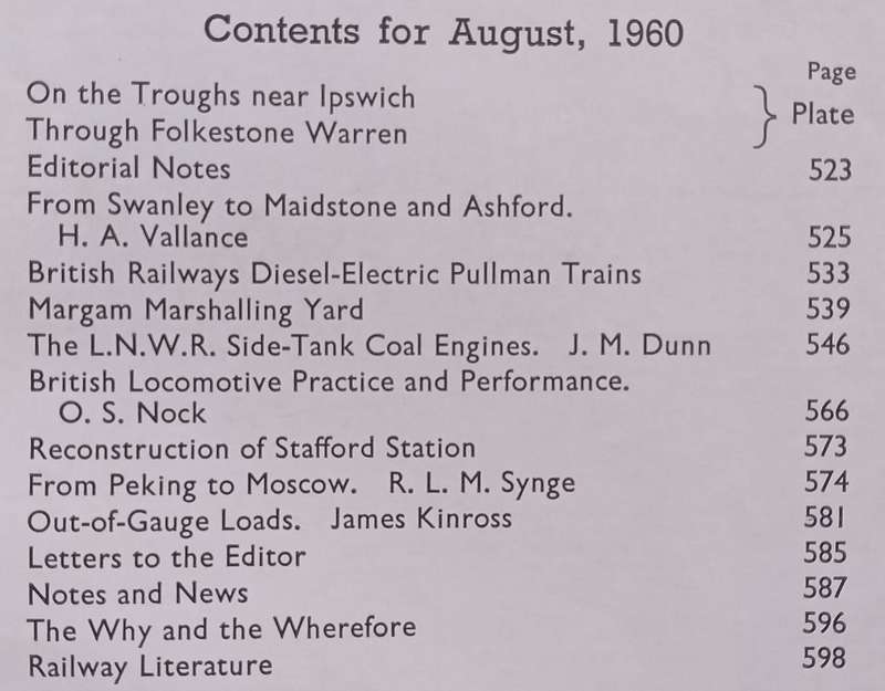 The Railway Magazine (August 1960)