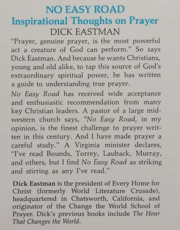 No Easy Road: Inspirational Thoughts on Prayer | Dick Eastman
