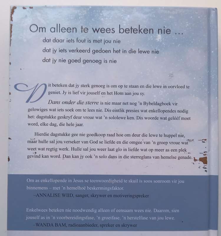 Dans Onder die Sterre: n Bybeldagboek vir Enkelvroue (Afrikaans) | Annalise Wiid, et al.