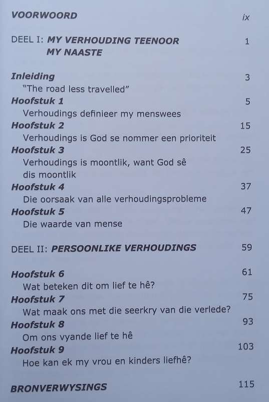 Verhoudings (Afrikaans) | Riekert Botha
