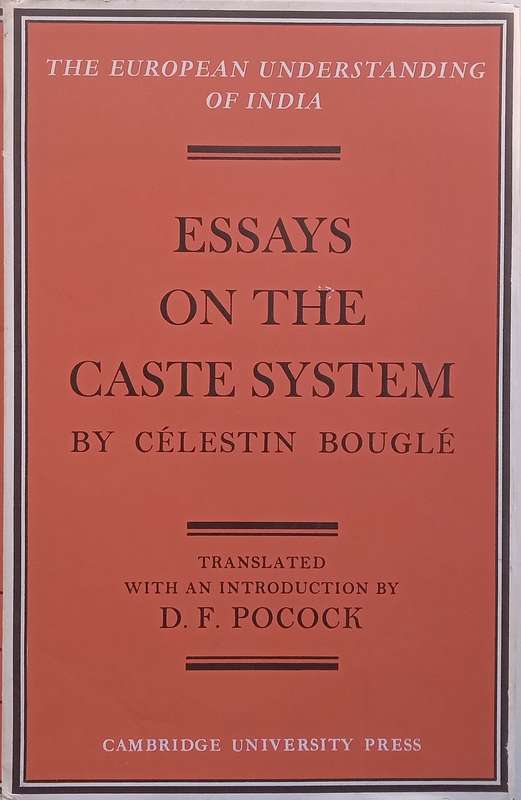Essays on the Caste System | Celestin Bougle