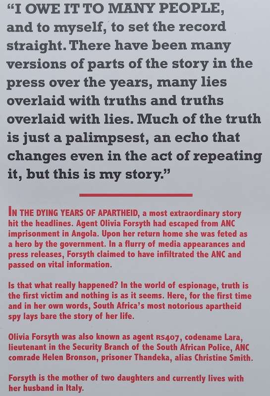 Agent 407: A South African Spy Breaks Her Silence | Olivia Forsyth