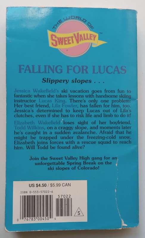 Falling for Lucas (Sweet Valley High, Super Edition) | Francine Pascal