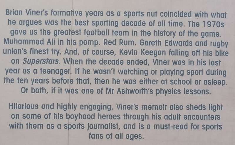 Ali, Pele, Lillee and Me: A Personal Odyssey Through the Sporting Seventies | Brian Viner
