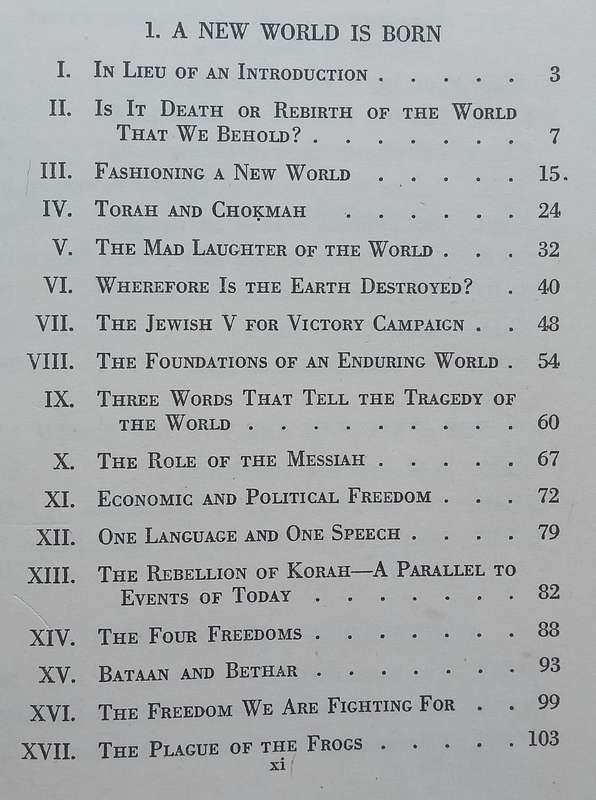 A New World is Born: Sermons and Addresses (Published 1943) | Israel Herbert Levinthal