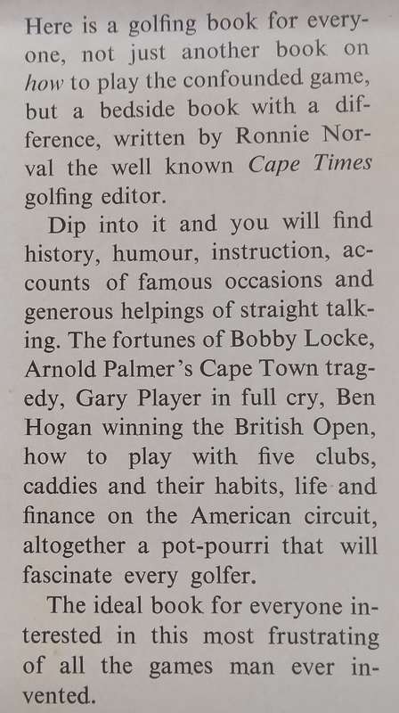 Gone to the Golf | Ronald Norval