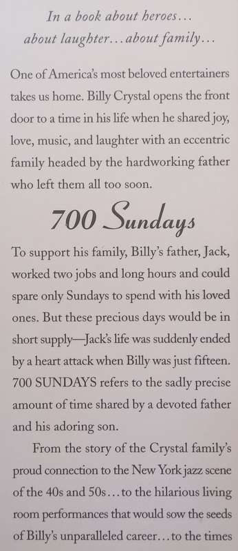 700 Sundays | Billy Crystal