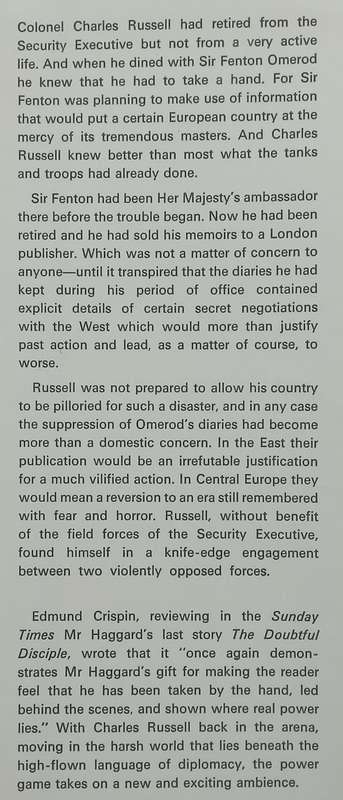 The Hardliners (Colonel Russell Political Thriller) | William Haggard