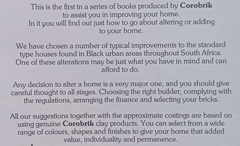 Corobriks Home Improvement Guide: Alterations & Additions