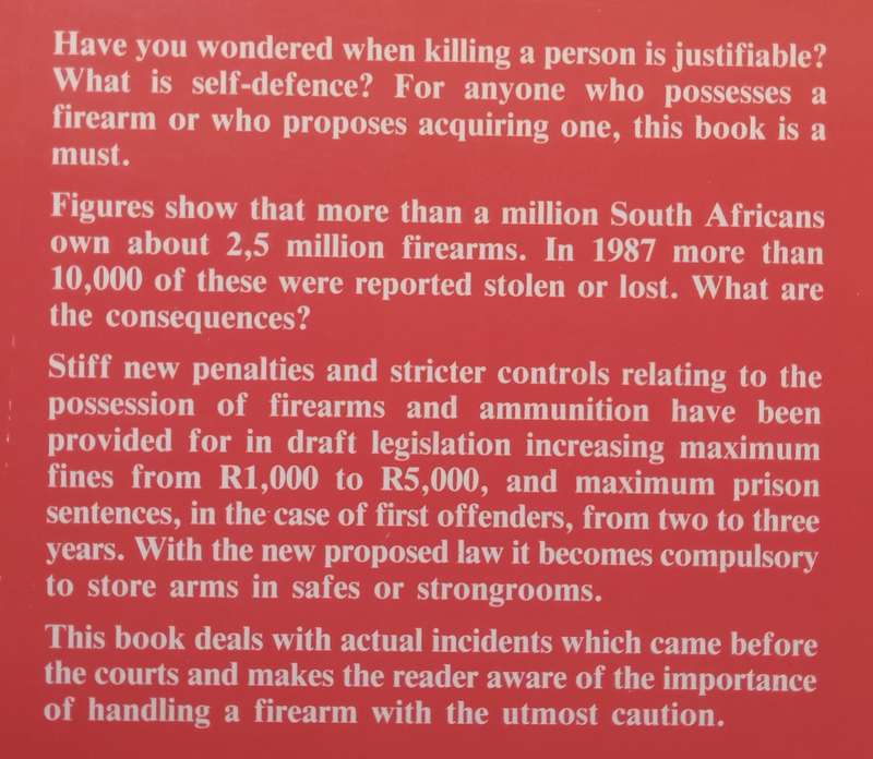 When Can You Use Your Firearm? (SA Publication)